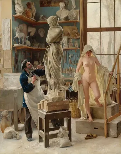 A Restoration by Edouard Dantan, 1891 — digital art print download