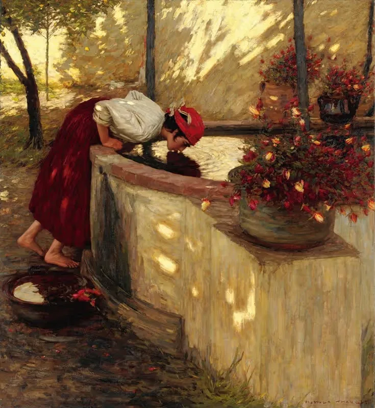 Лигурийские розы by Генри Герберт Ла Танг — digital art print download