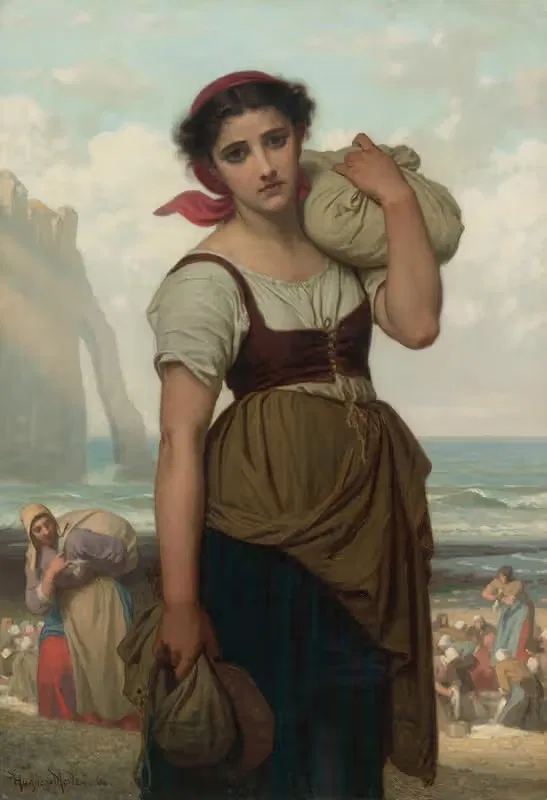 Уборщица Дьетретат by Юг Мерль, 1869 — digital art print download