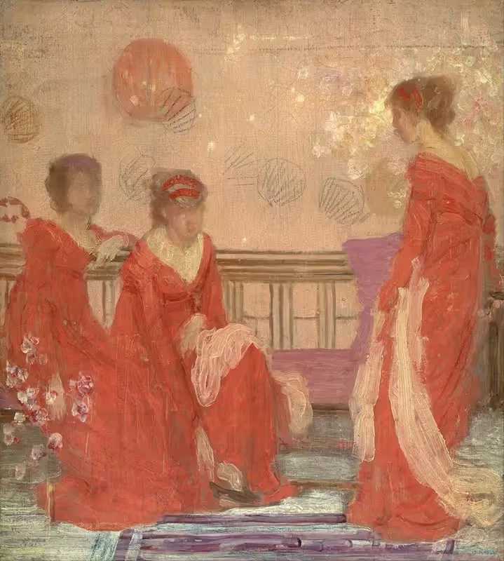 Harmony In Flesh Colour And Red — James Abbott McNeill Whistler