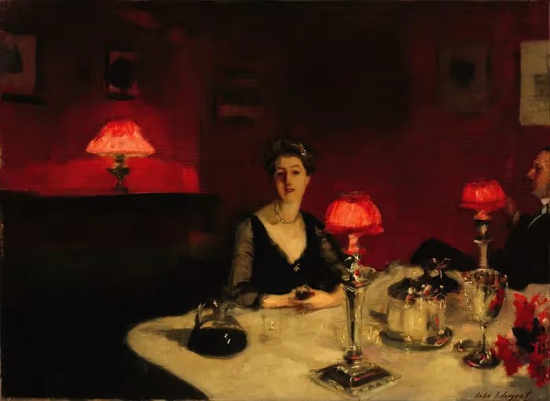 Le Verre De Porto — John Singer Sargent