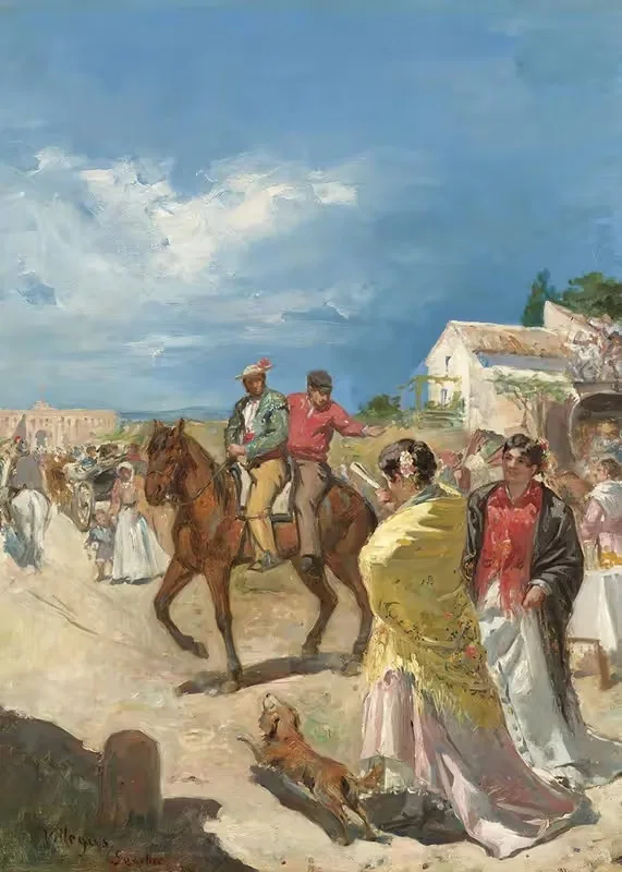 La Romería by José Villegas Cordero — digital art print download