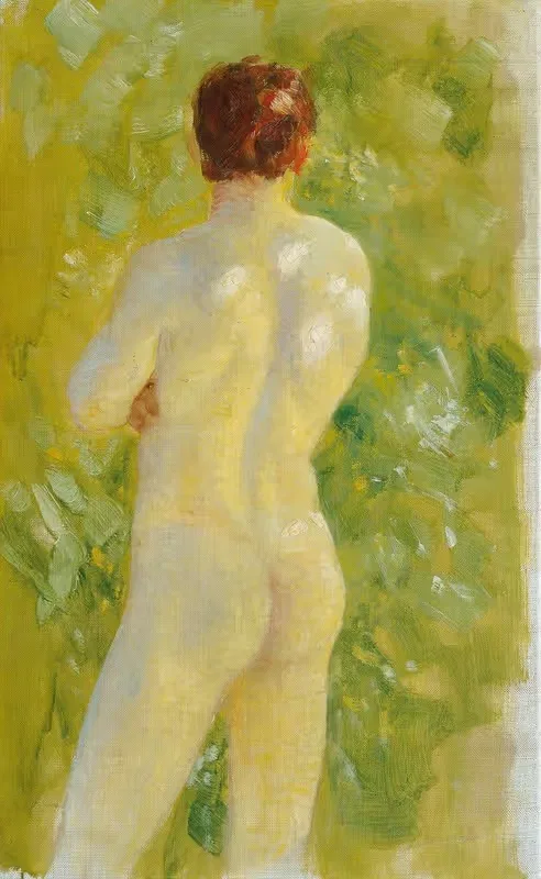 Мужское ню by Йозеф Энгельхарт, 1900 — digital art print download