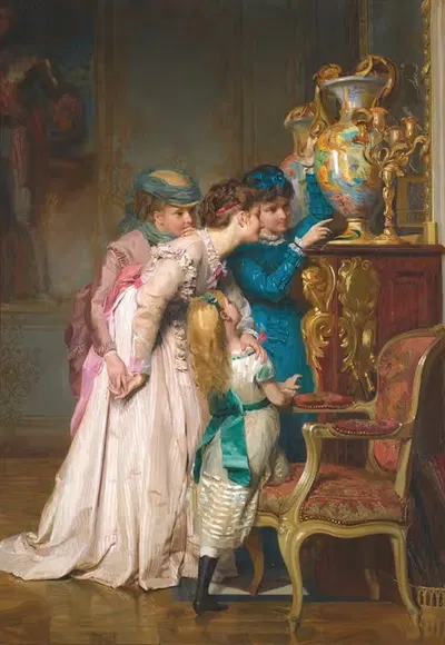 Ваза by Жюль-Александр Патруйяр, 1869 — digital art print download