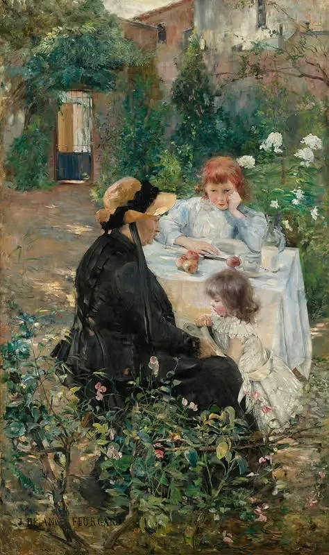 В саду by Жюли Деланс-Фёргард — digital art print download