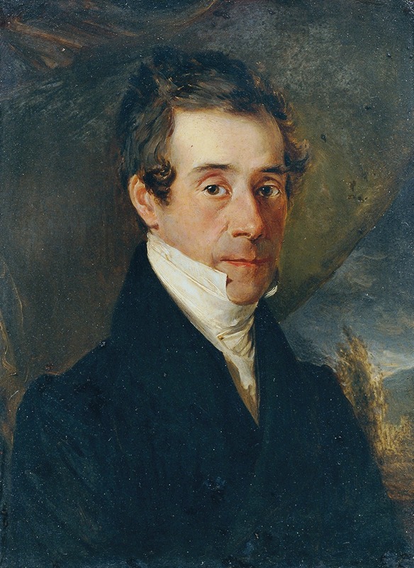 Herrenporträt by Moritz Michael Daffinger, 1841 — digital art print download