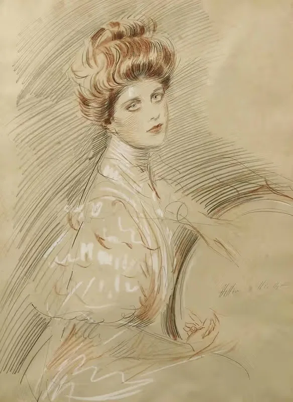 Portrait De Femme — Paul César Helleu
