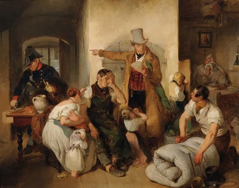 Арест имущества by Петер Фенди, 1840 — digital art print download