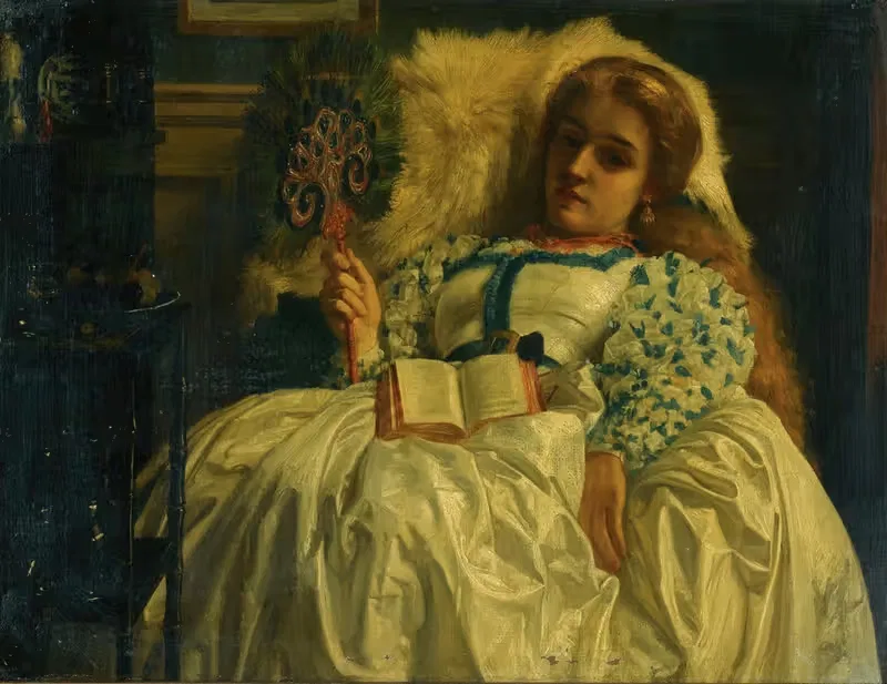 Павлинье вееро by Эдвард Джон Пойнтер, 1864 — digital art print download