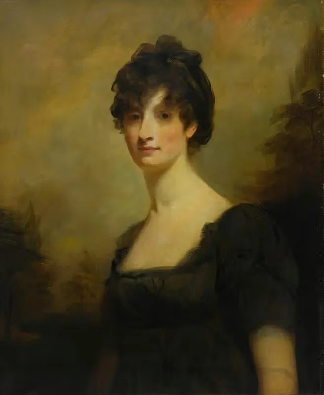 Portrait Of Mrs. Blair — Sir Henry Raeburn