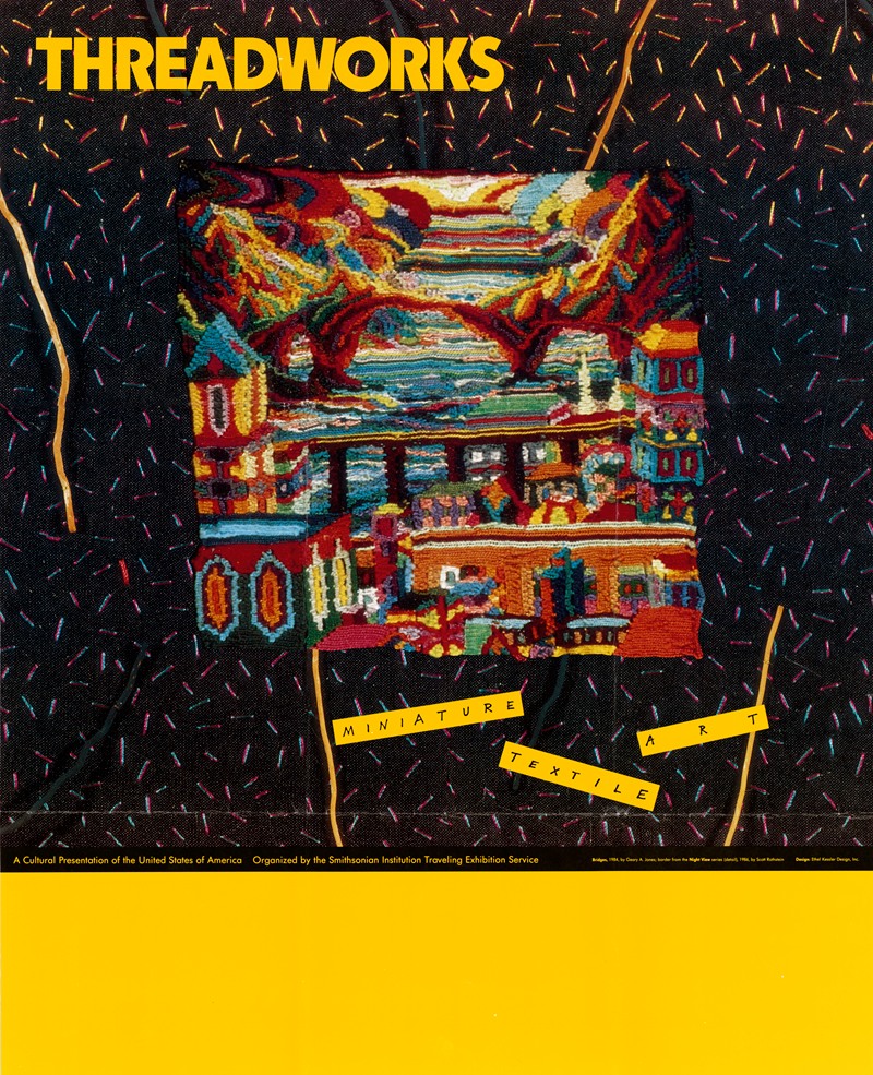 Threadworks. Miniature Textile Art by U.S. Information Agency — digital art print download