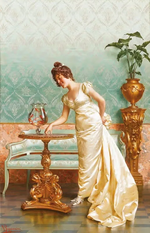 Восхищение золотой рыбкой by Витторио Реджианини — digital art print download