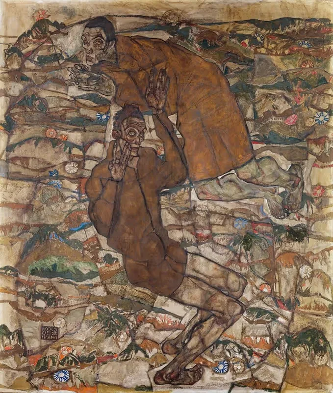 Левитация (Слепой II) by Эгон Шиле, 1915 — digital art print download