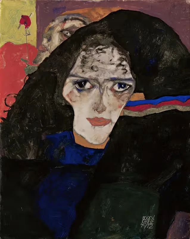 Женщина в трауре by Эгон Шиле, 1912 — digital art print download
