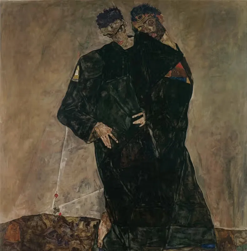 Отшельники by Эгон Шиле, 1912 — digital art print download