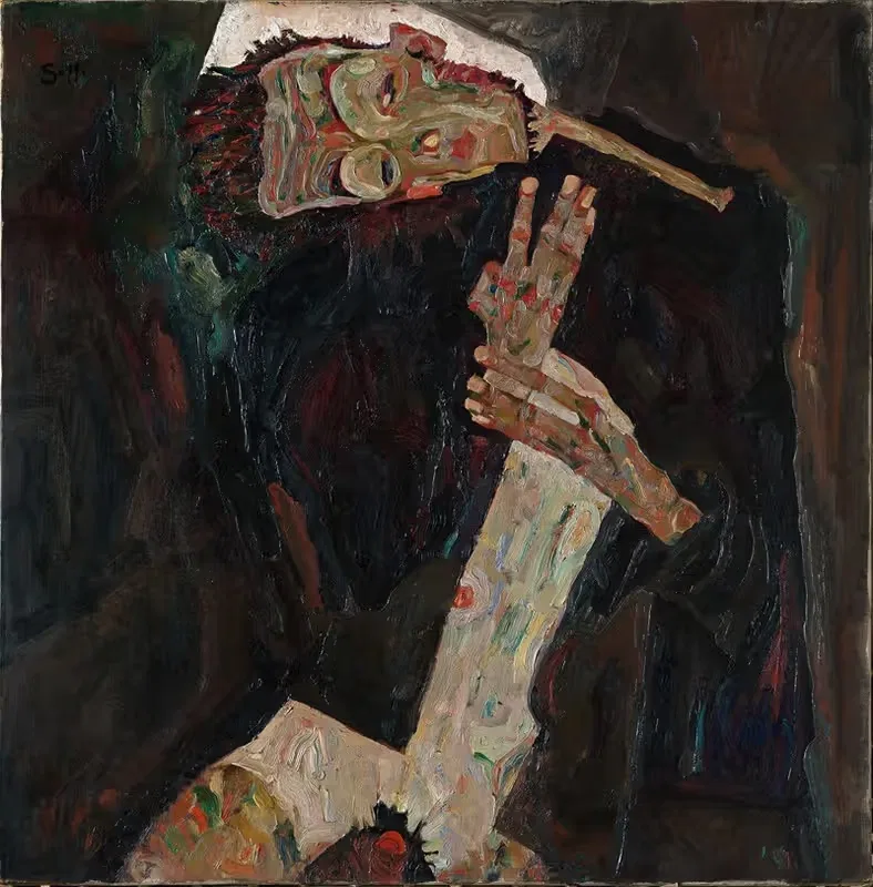 The Lyricist by Egon Schiele, 1911 — digital art print download