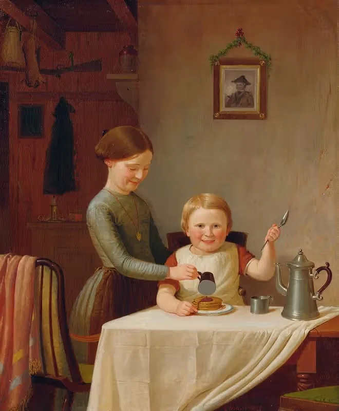 Хороший завтрак by Джеймс Гудвин Клони, 1852 — digital art print download