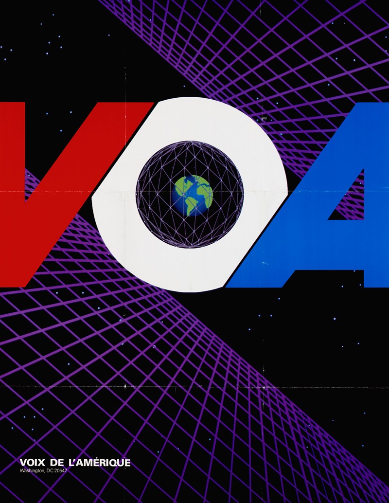 VOA: Voix De L'Amerique by Агентство информации США — digital art print download