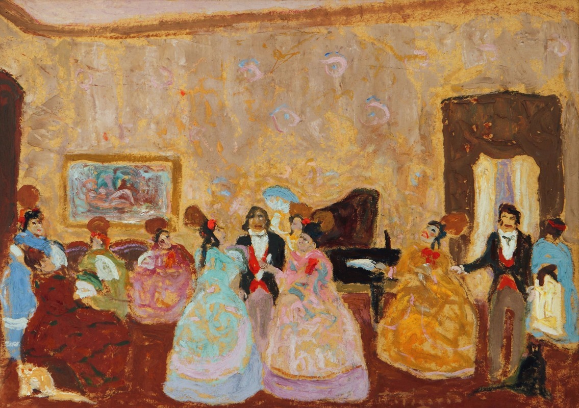 Tertulia by Pedro Figari — digital art print download