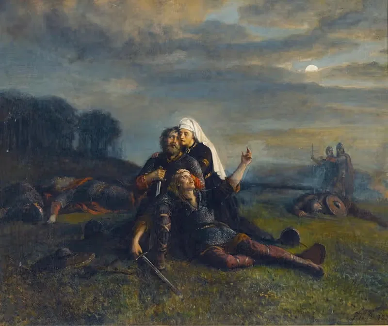 После битвы by Петер Николай Арбо, 1872 — digital art print download