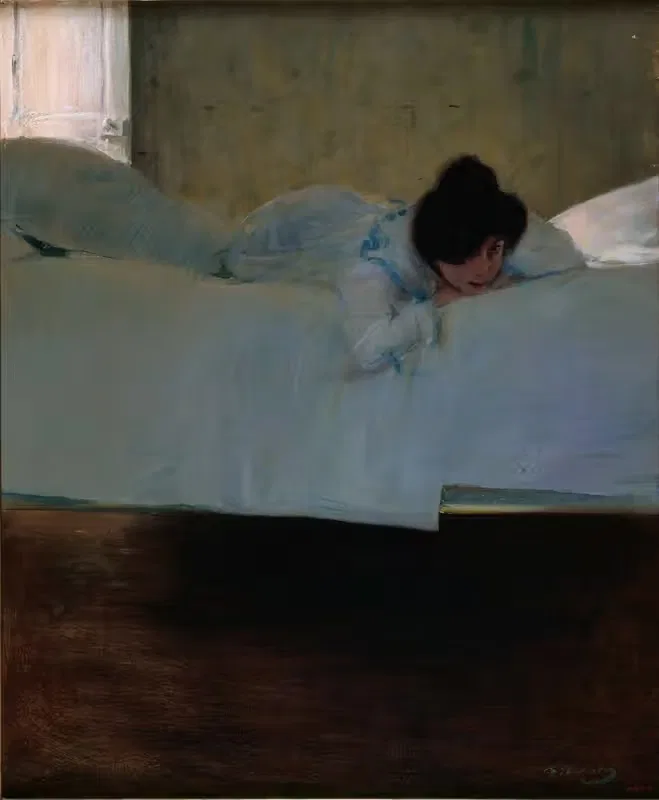 Лень by Рамон Касас, 1898-1900 — digital art print download