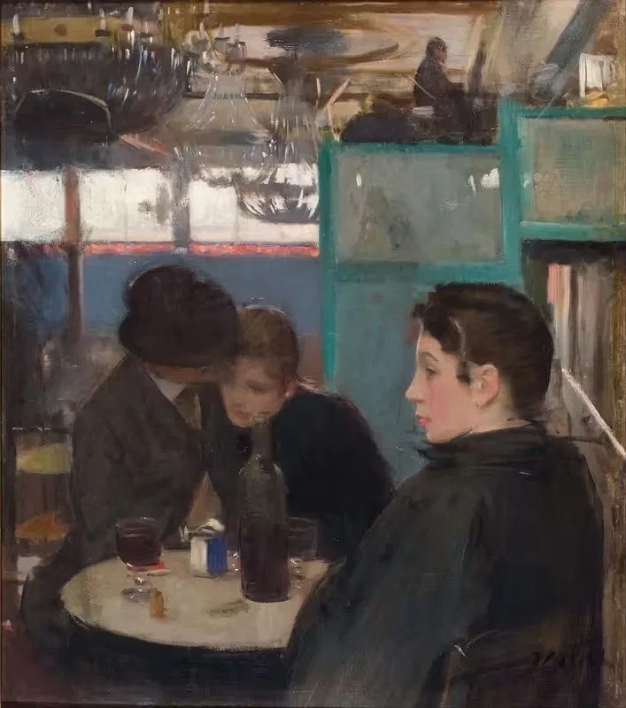 Интерьер Мулен де ла Галетт by Рамон Касас, 1890-1891 — digital art print download