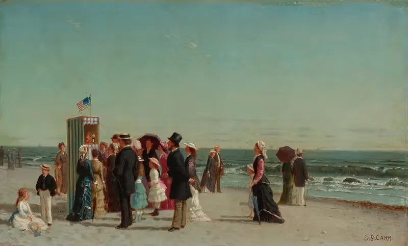 Punch And Judy Show On The Beach — Samuel S. Carr