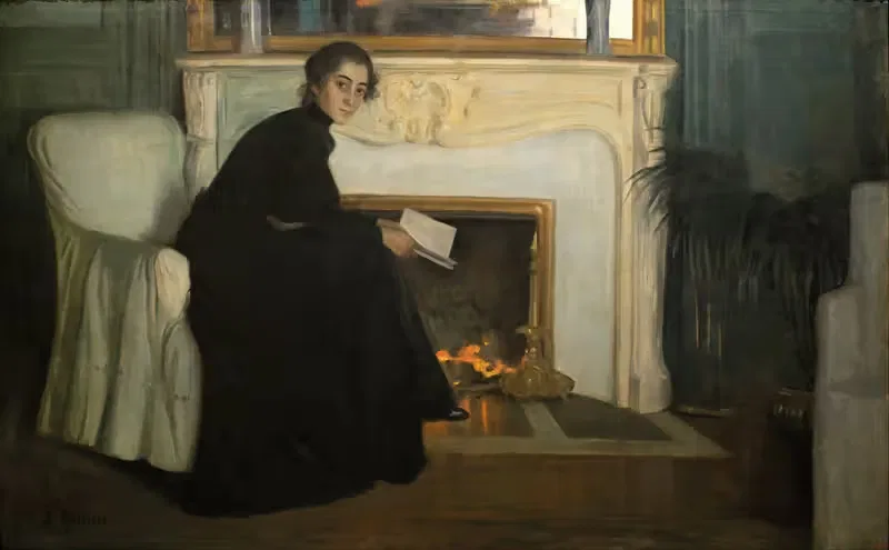 Романтический роман by Сантьяго Русиньоль, 1894 — digital art print download