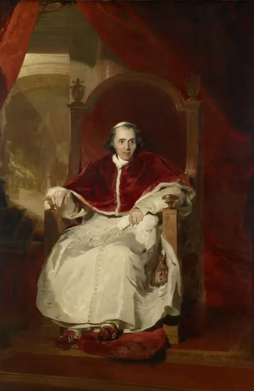 Папа Пий VII by Сэр Томас Лоуренс, 1742-1823 — digital art print download