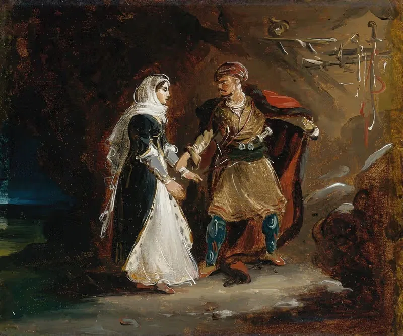 Невеста Абидоса by Теодор Жерико, 1850 — digital art print download