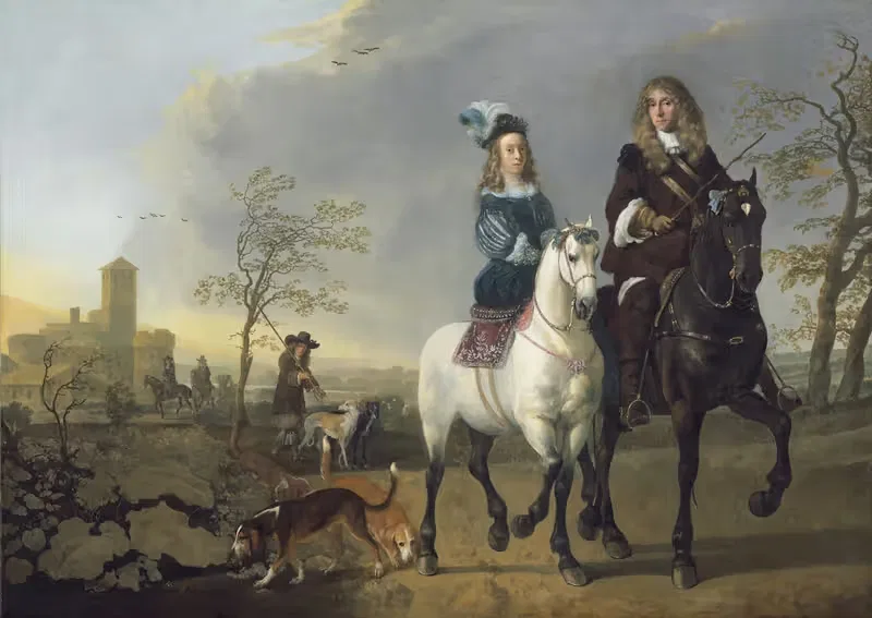 Lady and Gentleman on Horseback — Aelbert Cuyp