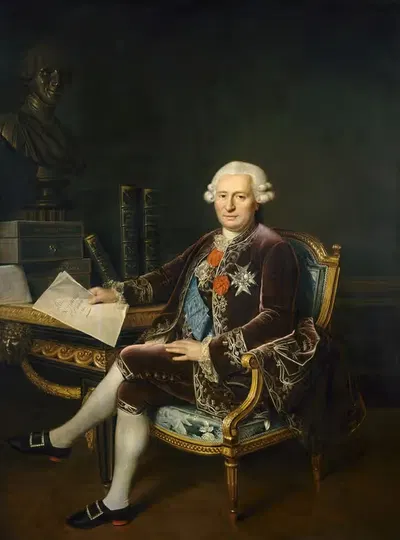 Маркиз д'Оссюн by Сезар Ван Лоо, c. 1780 — digital art print download