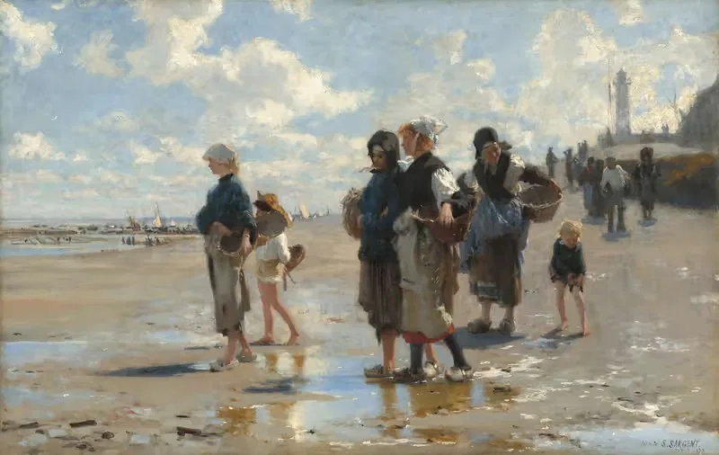 En route pour la pêche (Setting Out to Fish) — John Singer Sargent