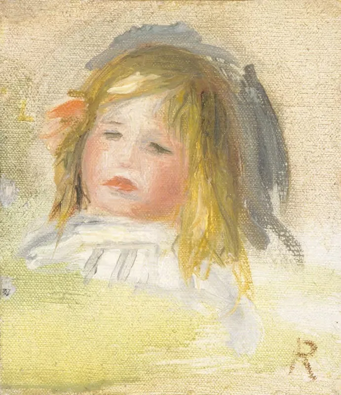 Ребенок с блондинистыми волосами by Пьер-Огюст Ренуар, 1895-1900 — digital art print download
