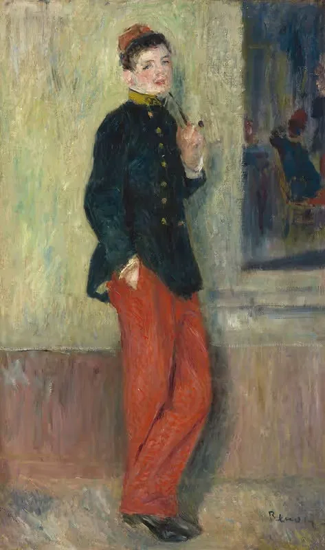 Молодой солдат by Пьер-Огюст Ренуар, c. 1880 — digital art print download