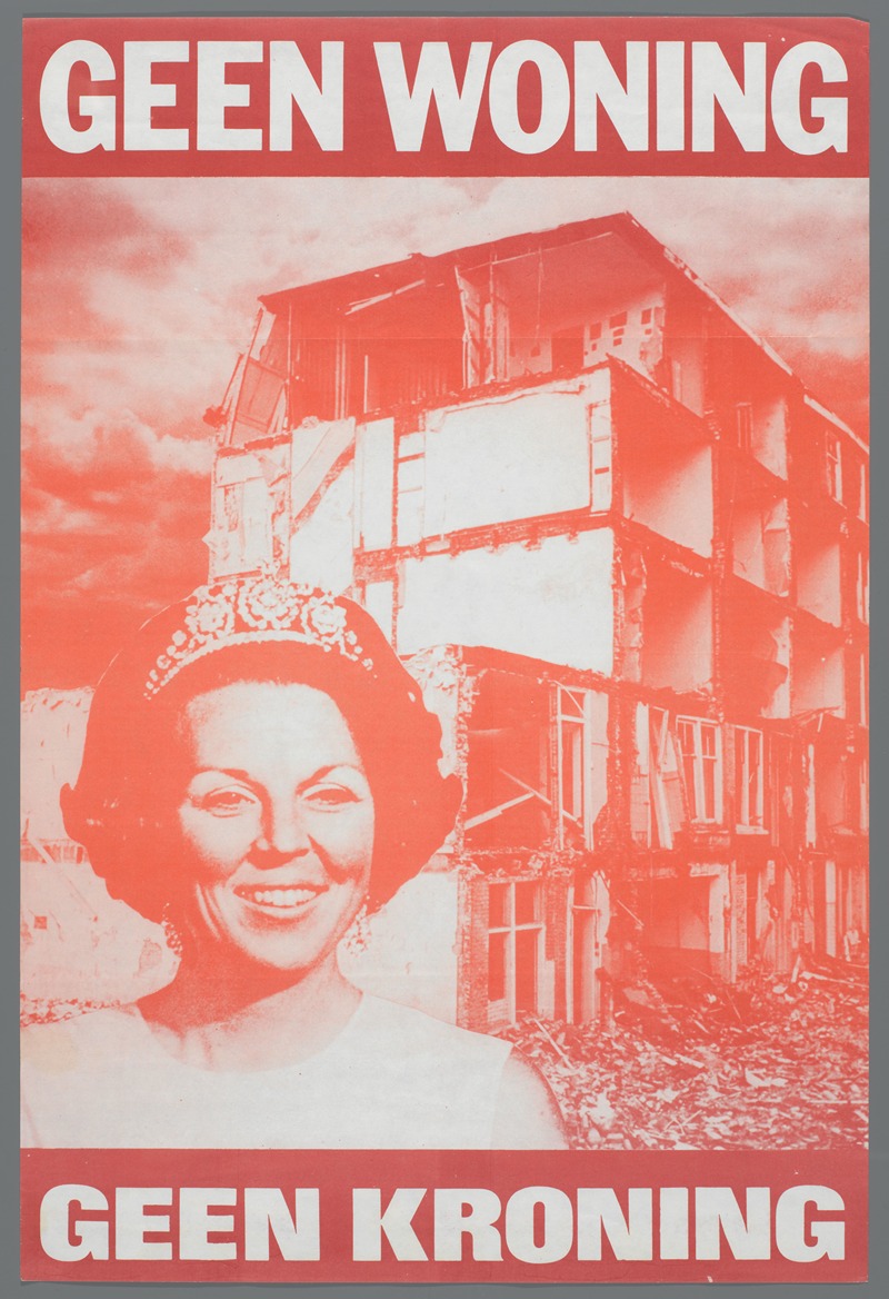Geen woning, geen kroning — Аноним