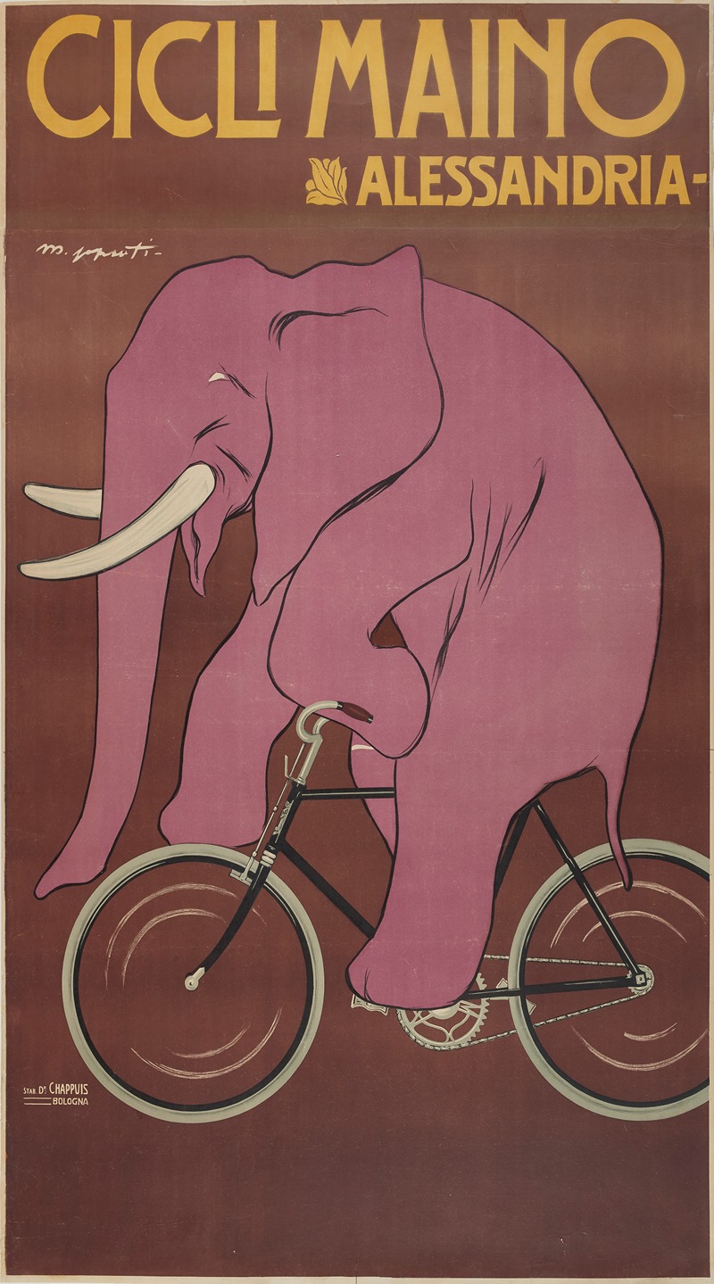 Cicli Maino. Alessandria by Арнальдо Феррагутти — digital art print download