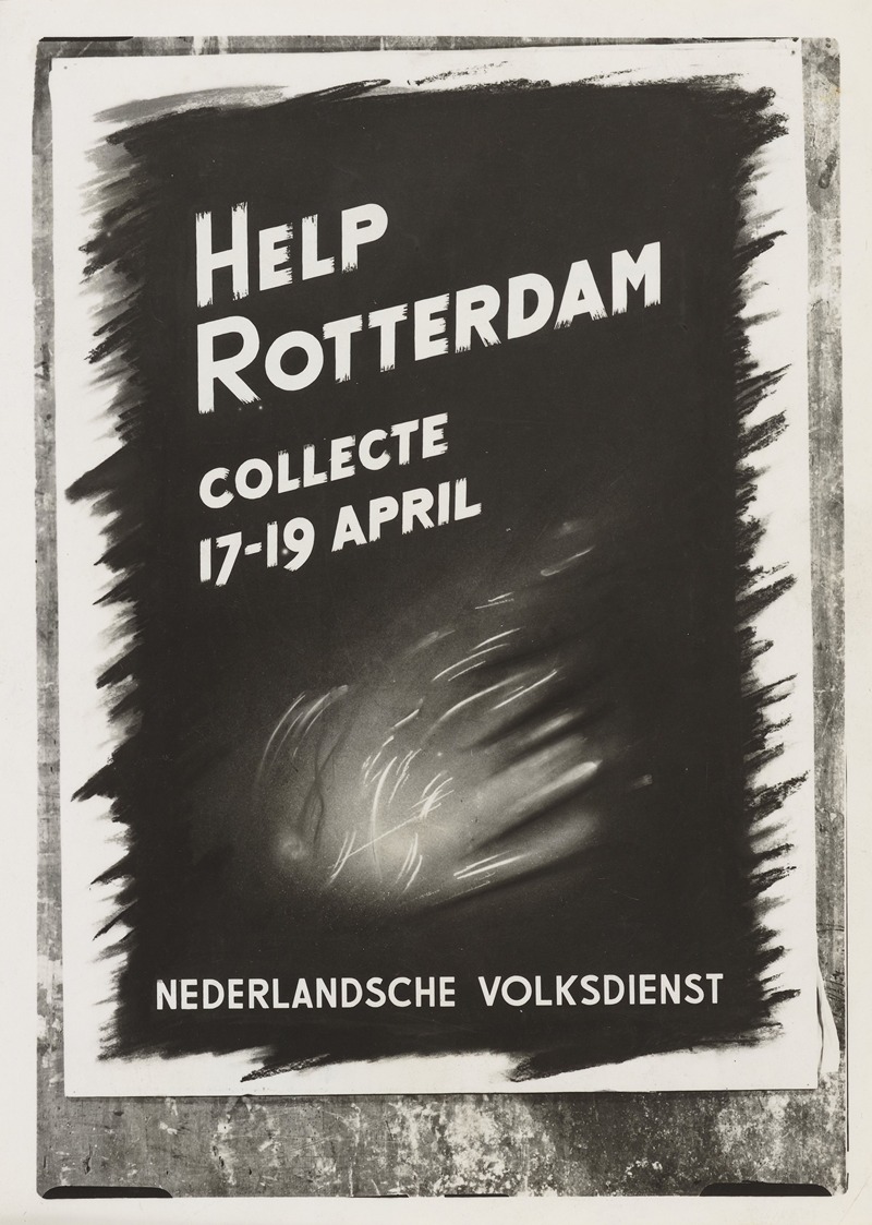 Affiche Nederlandsche Volksdienst by C.N.F., 1943 — digital art print download