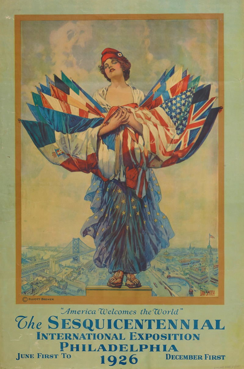 Sesquicentennial International Exposition by Дэн Смит, 1926 — digital art print download