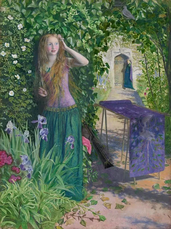 Прекрасная Розамунда by Артур Хьюз — digital art print download