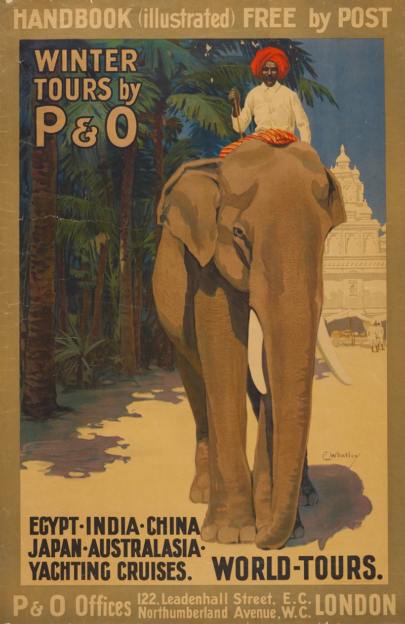 Winter Tours by P&O by E. Whatley, 1930 — digital art print download