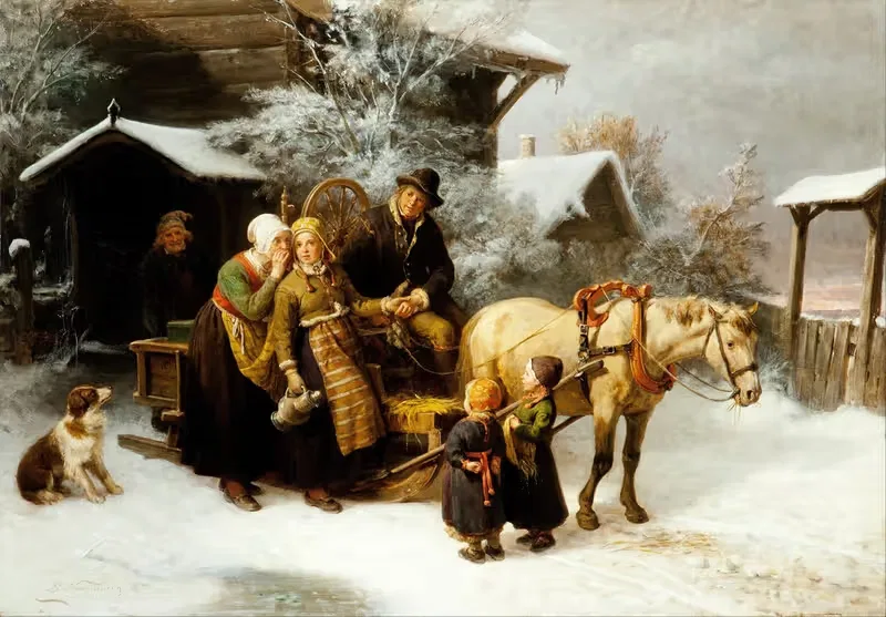 Уход из дома by Бенгт Норденберг — digital art print download
