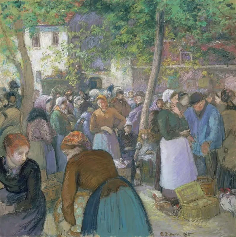 Poultry Market at Gisors — Camille Pissarro