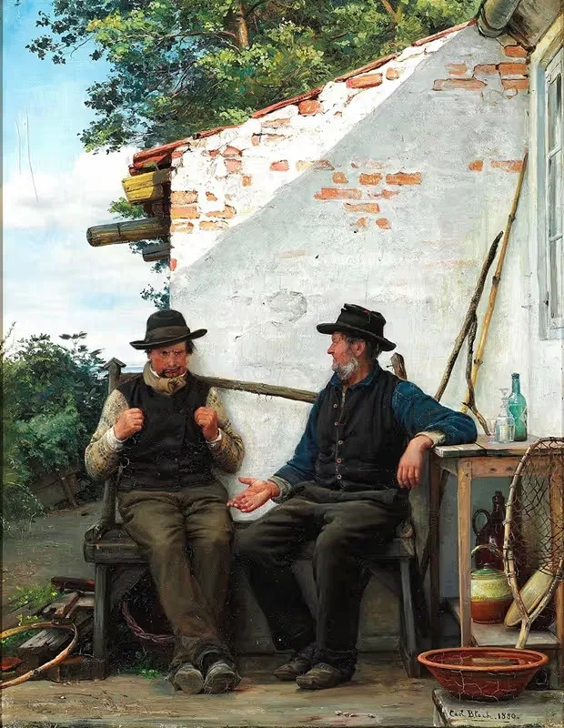 En Samtale mellem to Fiskere — Carl Bloch