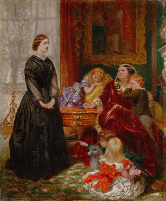 The Governess by Emily Mary Osborn — digital art print download