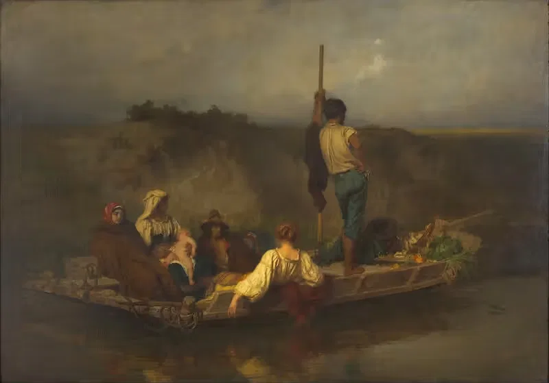 Малария by Эрнест Эбер, 1848 - 1849 — digital art print download