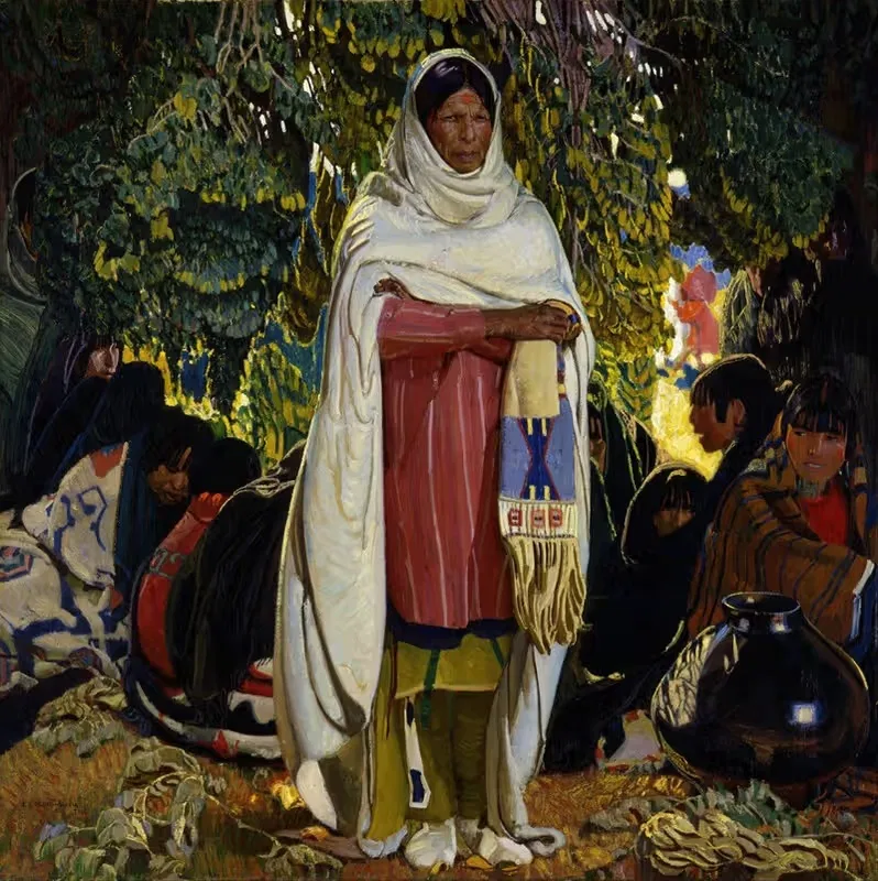 The Gift by Ernest L. Blumenschein — digital art print download