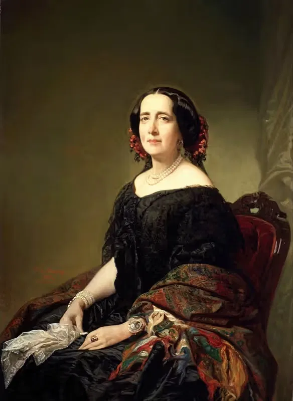 Гертруда Гомес де Авельянеда by Федерико де Мадразо и Кунц, 1857 — digital art print download