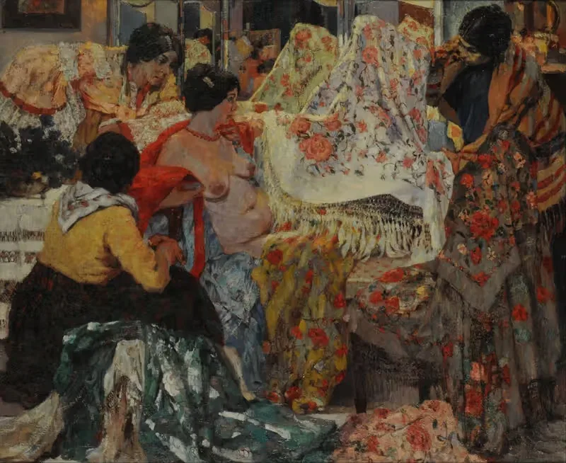 Манильские шали by Фернандо Фадер, 1914 — digital art print download