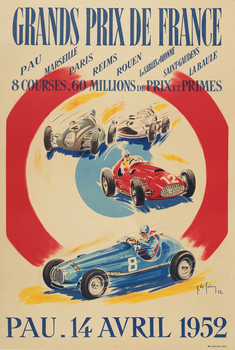 Grands Prix de France — Jean Des Gachons